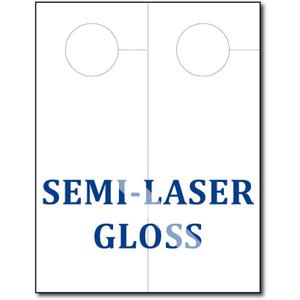 Printable Door Hanger Signs for Business (4.25 x 11) - 200 Blank Door Hangers - Semi-Glossy (2 Sides) - Laser Printers Only