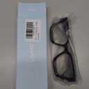 livho Oversized Eyewear Frame for Woman and Men - Rectangle Fashion Glasses for Computer, Chic Preppy Frame