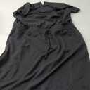 32 DEGREES Cool Women's Short Sleeve Comfy Elastic Waist Lux Dress (Black, XXL)