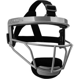 Dinictis Softball Face Mask, Lightweight, Comfortable, with Wide Field Vision, Durable and Safe Face Guards, Premium Protective Softball Fielder's Mask (Grey)