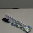 Kwaiffeo Christmas Lights Outdoor, 8 Tubes Meteor Shower Lights LED Snow Falling Icicle Cascading Light for Xmas Tree Wedding Decoration Party, UL Plug, White