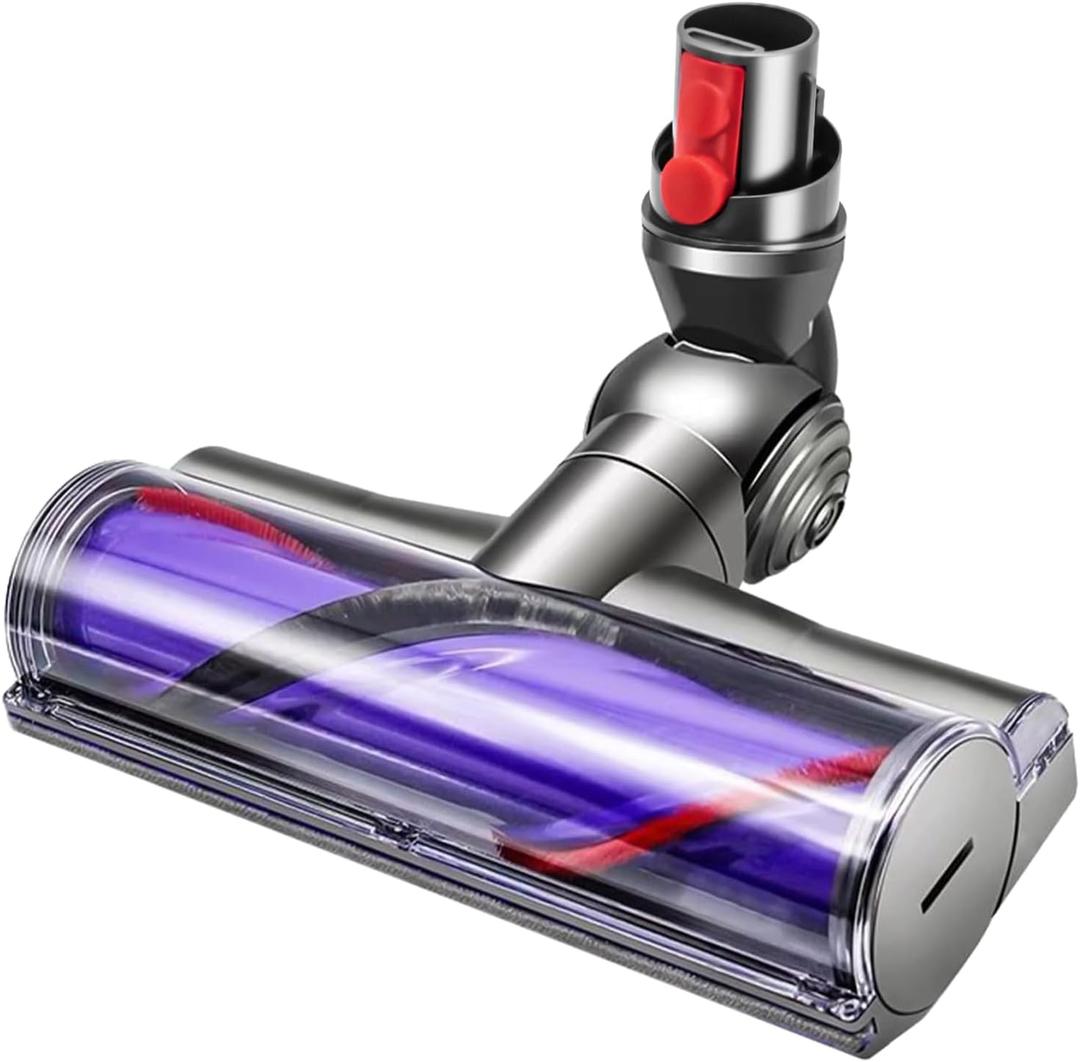 Quick-Release Motorhead Cleaner for Dyson V10 Digital Slim V12 Detect Slim Vacuums Models Cleaner Head Replacement Part Electric Head for Hardwood Floor Carpets (V12 Slim)