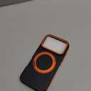 Magnetic Case for iPhone 17 Pro with Mag-Ring Holder Stand, [Screen Protector + Camera Lens Protector] [Military Grade Drop Protection] Translucent Matte Shockproof Phone Cover, Forest Orange