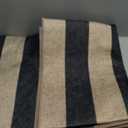 Lahome Striped Easy Jute Outdoor Patio Rug, 3x5 Washable Rugs for Entryway Porch, Farmhouse Neutral Non Shedding Indoor Outdoor Carpet for Entry Kitchen Guestroom Deck Foyer