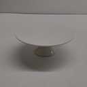 Kootek White Cake Stand, 12 x 12 Inches Porcelain Cake Plate Cake Pedestal Stand Display Dessert Stand for Party, Wedding, Birthday, Baby Shower
