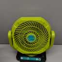Cordless Oscillating Fan Compatible with Ryobi 18V ONE+ Battery, High Velocity Job Site Fan with 3-Stage Timer, Portable Air Circulation for Workshop, Garage, Camping (Battery Not Included)