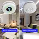 2 x Upgraded Version Smoke Carbon Monoxide Alarm Detector, Battery-Operated Smoke and CO Alarm with Digital Display, Carbon Monoxide Detectors&Smoke Detector (1Pack)