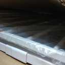 29.5-40.5" Baby Gate for Stairs, Dog Gate for Doorways, Walk Thru Auto Close Metal Baby Safety Gate for The House, Stairs and Doorways, Child Gate Pressure Mounted, Pet Gate for Dog Indoor - White