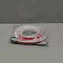 U-Shape Edge Banding, 1 inch x 20ft Edge TPE Self Adhesive Veneer Edging Trim Flexible Edge Protector, Strip for Countertop Cabinets Table Restoration Shelves, White