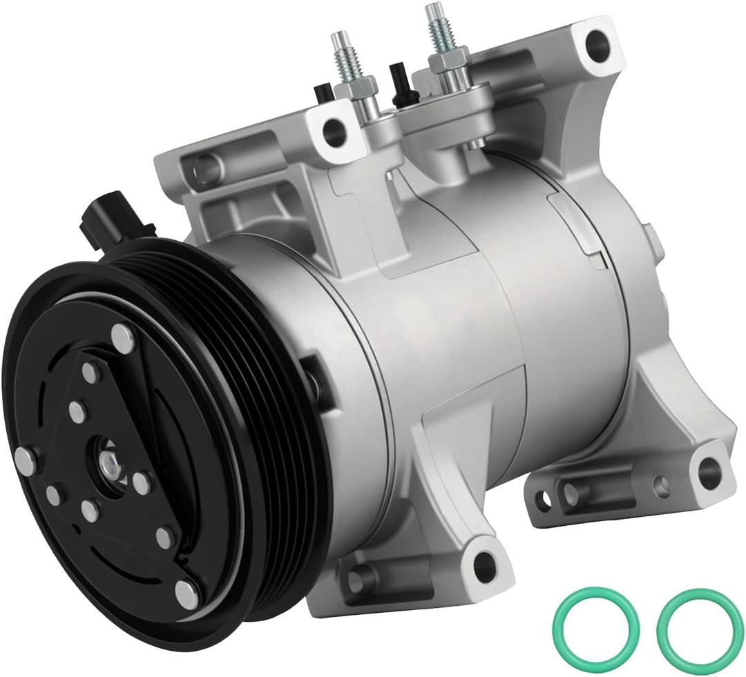 AC Compressor Fit for 2011-2013 Chrysler 300 3.6L, 2011-2014 Dodge Challenger 3.6L, 2011-2013 Dodge Charger 3.6, 2011-2015 Durango 3.6, 2011-2015 Jeep Grand Cherokee 3.6, CO 20766C