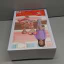 Double Doll Stroller for Twin Dolls & Toddlers - 25' Floral Tandem Play Toy Stroller