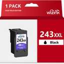 243XXL Ink PG-243 XL Black Ink Cartridge Higher Yield Replacement for Canon Printer PG-243XL XXL with Canon Pixma Mg2522 Mx492 Tr4520 Ts3322 Mx490 Mg2520 Ts202 Tr4500 Ts302 Mg2922 MG2500