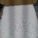 UGG Adalee Faux Fur Throw Blanket Luxury Lightweight Cozy Soft Throw for Couch Bed or Chair Hypoallergenic Machine Washable Double-Sided Fluffy Blanket Home Decor, 50-inch x 70-inch, Natural White