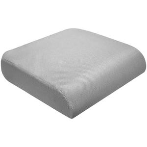 YOUFI Extra Thick Large Seat Cushion -19 X 17.5 X 4 Inch Gel Memory Foam Cushion with Carry Handle Non Slip Bottom - Pain Relief Coccyx Cushion for Wheelchair Office Chair (Gray)