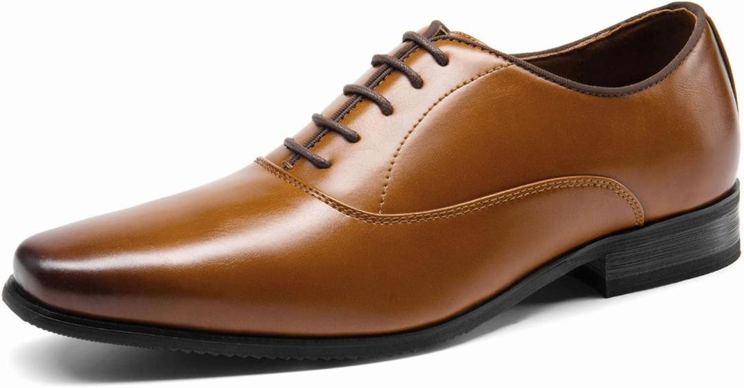 Bruno Marc Men's Plain-Toe Lace Up Dress Oxfords, Size 11