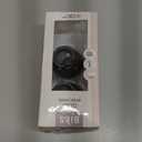 Bibs Pacifiers Color Collection, Set of 2 BPA-Free Latex Pacifiers Made in Europe, Round Nipple Baby Pacifier. (0+ Month (Pack of 2), Black)