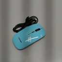 Wireless Bluetooth Mouse for Laptop, Rechargeable Mouse 2.4G USB Optical Wireless Mouse, LED Slim Dual Mode(Bluetooth 5.0 and 2.4G) Wireless for Laptop, PC, Mac OS, Android, Windows (Seafoam)