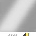 Stainless Steel Backsplash for Stove 29.5"x29.5", Stainless Steel Kitchen Backsplash with 4 Pre-Drilled Holes, Ultra Flat and Flushed Metal Panel Splatter Guard for Stovetop, Easy Installation