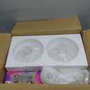 Battery Operated Wall Sconce Set Of Two, RGB Color Changing Dimmable Sconces With Remote For Bedroom Living Room, Easy To Install (Brass)