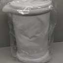Ubbi Steel Diaper Pail, Odor Locking, No Special Bag Required, Award-Winning, Registry Must-Have, White