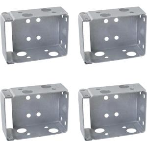 4pcs Gray Shade Mounting Brackets Shutter Fittings
