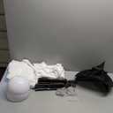 JOYIN 2 Packs 47'' Halloween Decorations Outdoor Standing Ghost, Light Up Spooky Ghost with Witch Hat & Remote Control, Glowing Halloween Decor for Yard Porch Lawn Garden Party Supplies Haunted House