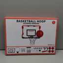 TEMI Basketball Hoop Indoor, Mini Basketball Hoop with 4 Balls, Over The Door Basketball Hoop for Kids and Adults, Basketball Toys for Boys Girls Age 3 4 5 6 7 8 9 10 11 12 - Kids & Teens Gift Ideas