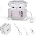 Music Drip Compatible AirPods Case, Compatible with AirPods Pro 1/2 and AirPods 4rd, Liquid Silicone Anti Fall Protective Cover with Lanyard (AirPods 4)