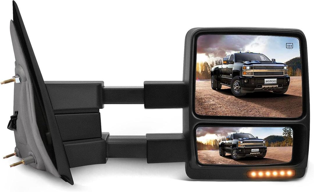 SCITOO Towing Mirrors for 2007-2014 For Ford For F-150 Pickup Truck