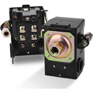 Air Compressor Switch - 125 psi Pressure Control & Shut Off Switch - Central Pneumatic Compressor Parts (TOOL1)