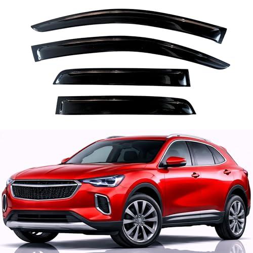 KPY Rain Guards Fit for 2021-2023 Buick Envision, Out-Channel Window Visors Vent Wind Deflectors 4PC, Car Accessories for 21-23 Envision