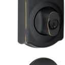 Schlage FBE365 V CAM 716 Acc Camelot Aged Bronze Electronic Door Lock Deadbolt with Accent Door Lever Combo