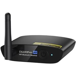 1Mii HiFi Bluetooth 5.3 Music Receiver for Home Stereo with LDAC, Bluetooth Audio Adapter with Audiophile DAC aptX HD, RCA Optical Output for AV Receiver or Stereo Amplifier - DS200Pro