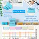 Index Tabs for Robert's Rules of Order Newly Revised, 12th Edition, 90 Color-Coded & Laminated Book Tabs with Alignment Guide (Book Not Included), Repositionable and Long-Lasting
