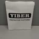 Hazmat Suit Disposable Coverall | Heavy Duty Full Body Paint Coverall & Suit in 7 Sizes with Multiple Specifications With Hood - 4X-Large, White, 1