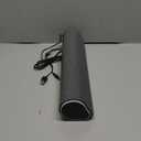 SOULION R50 Bluetooth Computer Speakers, 3.5mm PC Sound Bar for Desktop Monitor, Wired USB Powered & Colorful LED Lights with Switch Button, Surround Sound Soundbar PC Spearkers for Computer (Dark Grey)