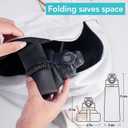 TakeToday Collapsible Water Bottles 32oz, Foldable Travel Water Bottle, BPA Free, Silicone Water Bottle Leakproof for Hiking, International Travel, Outdoors