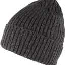 Yookat Beanie Hats Fleece Lined Knit Hat Winter Hats Unisex Thick Warm Lined Beanie for Cold Weather Skull Cap (Grey)