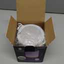 Globe Electric LED Integrated Rechargeable Multicolor Portable Touch Lamp with Included USB Cable (Small, White)