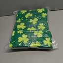 2 x AEUEFUEA 3 Pack Green Shamrock Cotton Towels Set, 25" L x 16" W Hand Towels for Kitchen and Bathroom, Soft Absorbent Holiday Home Dcor