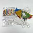 Banners and Flags of Textile, Flags Banner Colorful Pennant Flags Banner Nylon Pennant Flags Cloth Triangle Flags Banner for Birthday Party Celebrations Christmas Shops Decorations