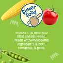 Earth's Best Organic Baby Food, Dissolvable Teething Snack for Babies 6 Months and Older, Garden Veggie Crunchy Sticks, .56 oz Pack (Pack of 5)