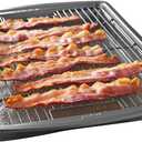 GoodCook 15 x 10.5 Nonstick Carbon Steel Baking Pan & Raised Wire Rack Pizza Crisper, Crispy Bacon, Multipurpose Cooking Sheet Pan, Cooling Rack, Kitchen Cookware Set, Dishwasher Safe