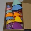 12pcs Mini Party Hats for Stuffed Animals, Birthday Party Cone Hats Dolls Dog Cat Rabbit Puppies Assorted Animal Birthday Decorations