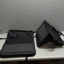 Downhill 1 PC 3 in 1 Steering Wheel Eating Tray, Multifunctional Back Seat Laptop Desk Bag, Leather Headrest Food Table Organizer, Universal for Most Cars, Trucks, SUVs (Black)