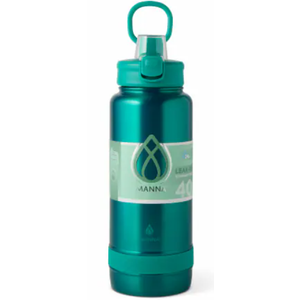 Manna Rush Bottle 40oz Teal Metallic