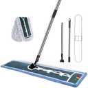 42" Dust Mops for Floor Cleaning,Industrial Dust Mop with 2 Mop Pads,Microfiber Wet Dry Mop,Commercial Dust Mop for Hardwood Floors,Tiles,Marble Floors