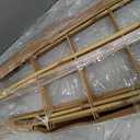 SWANGSA 6 Pack 3Ft Bamboo Trellis for Climbing Plants,35.5 Inch Fan-Shaped Bamboo Plant Trellis with 100pcs Twist Ties for Outdoor and Indoor Potted Plants Garden Stakes