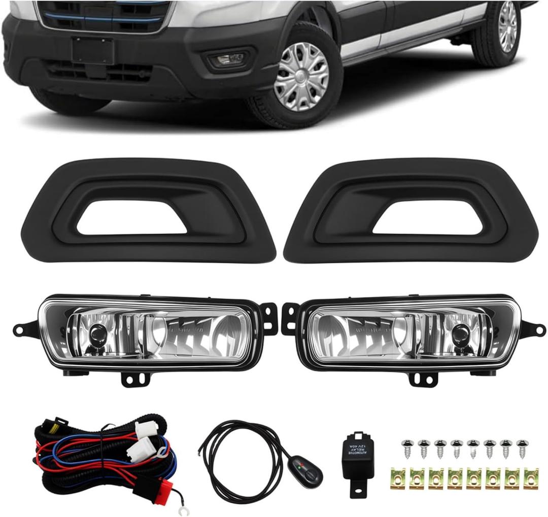 Fog Light Assembly Compatible with Transit 2020 2021 2022 2023