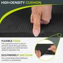 ProsourceFit Extra Thick Yoga Knee Pad and Elbow Cushion 15mm (5/8) Fits Standard Mats for Pain Free Joints in Yoga, Pilates, Floor Workouts Black, 5/8"/15mm (Single)